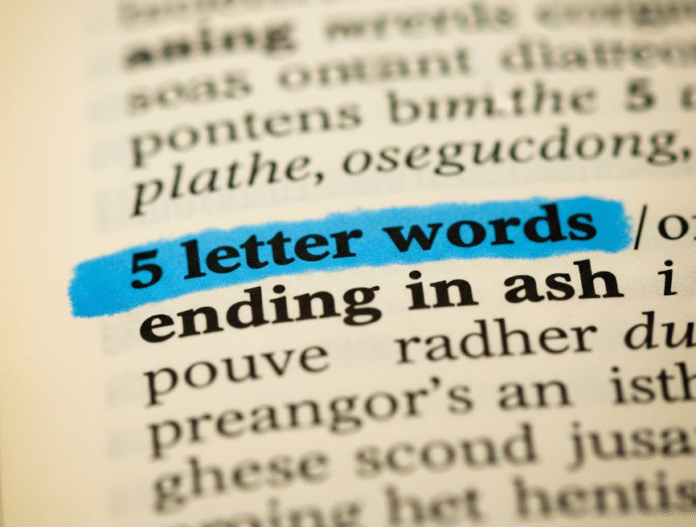 5 Letter Words Ending in Ash 5 Letter Words Ending in Ash