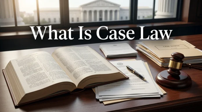 What Is Case Law What Is Case Law